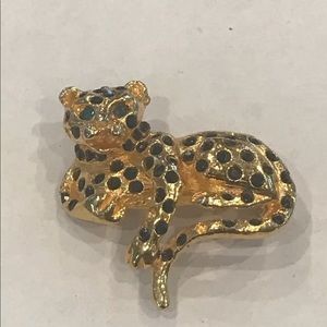 One Of A Kind Beautiful Spotted Jaguar Pin